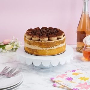 White Metal Cake Stand from PDK Kitchen | Nashville, TN Southern Food Restaurant