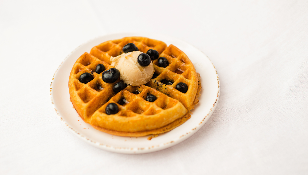 Blueberry Waffle - Charlotte Ave. Breakfast | Nashville, TN